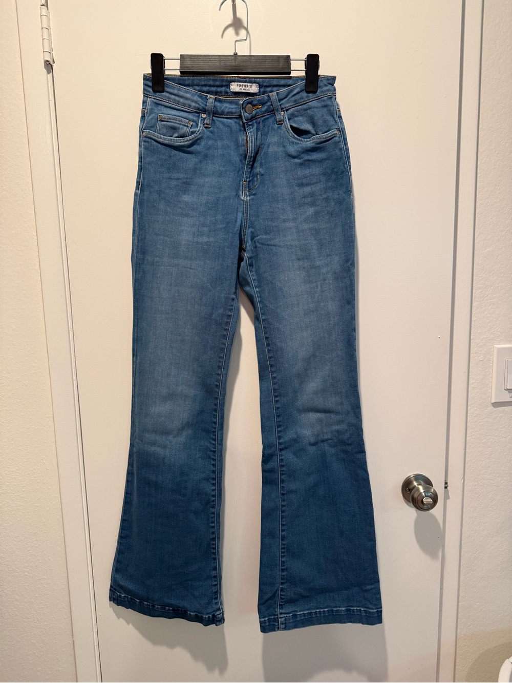 Forever 21 Mid-Blue Flared Jeans